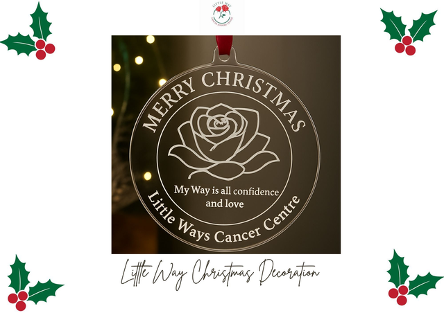 Little Way Christmas Decoration (Clear)