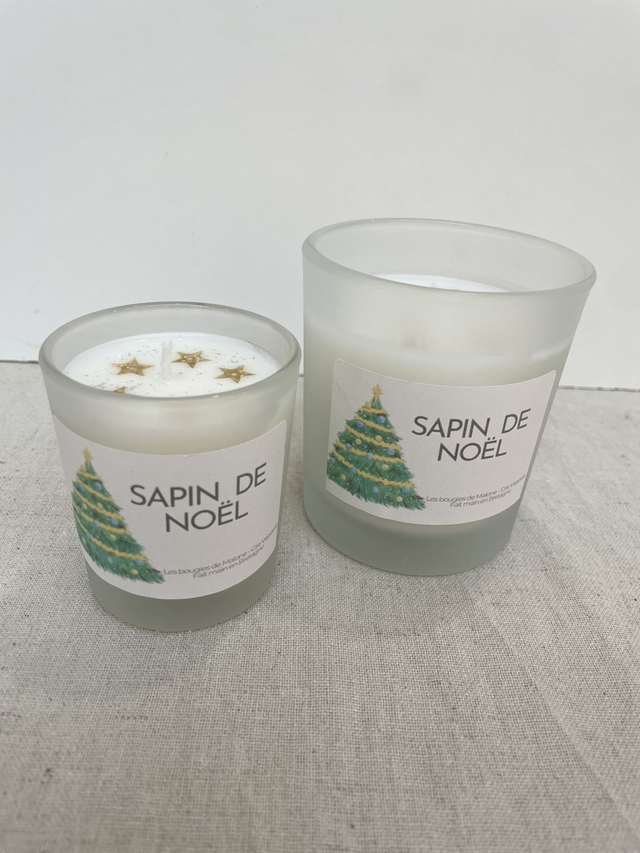 Bougie parfum sapin