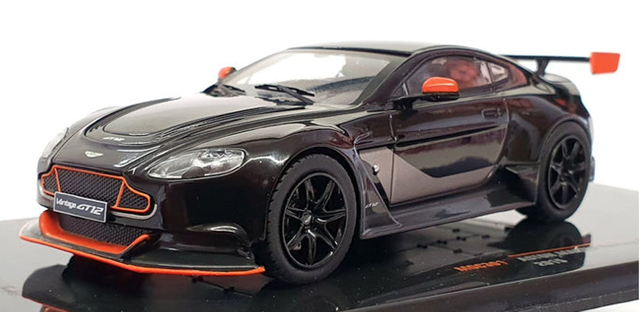 Aston Martin Vantage GT12 Schwarz 2015 IXO 1:43