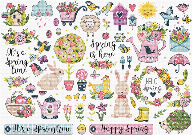 Spring Sampler by Letistitch 