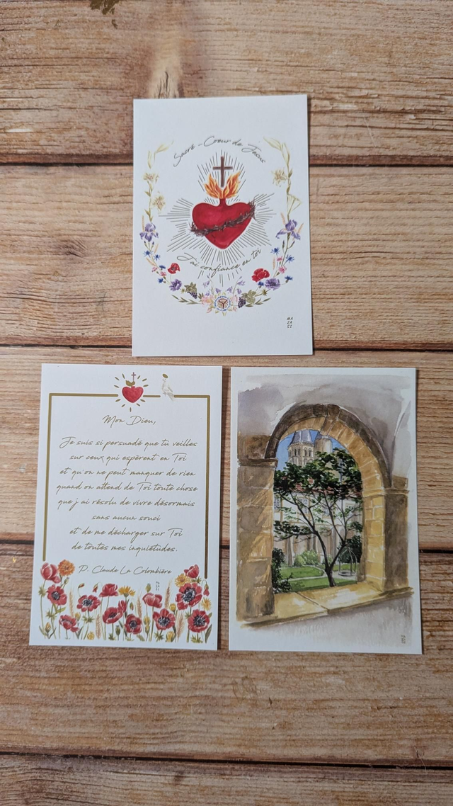 Lot de cartes Paray-le-Monial