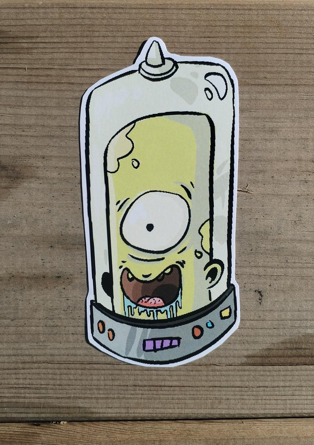 Pegatina Simpson "Kodos"