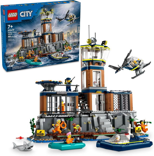 LEGO® City 60419 Polizeistation auf der Gefängnisinsel