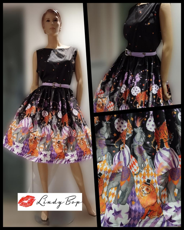 Robe Lindy Bop Audrey Circus Black T46
