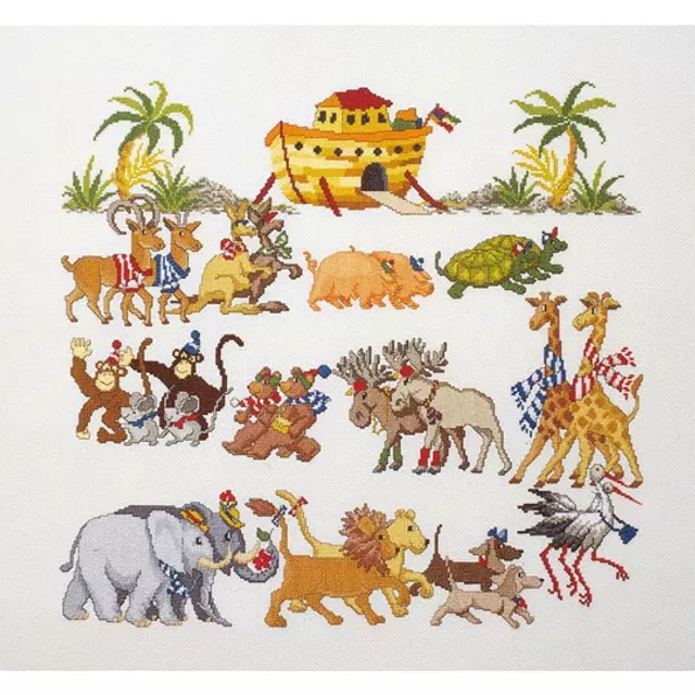 Permin Two by Two Counted Cross Stitch Kit