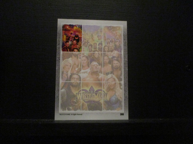 WrestleMania Slam Attax Live Original Trading Card #380