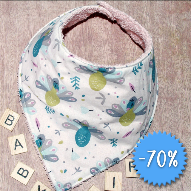 PĀO – Bavoirs bandana (0–6 mois)