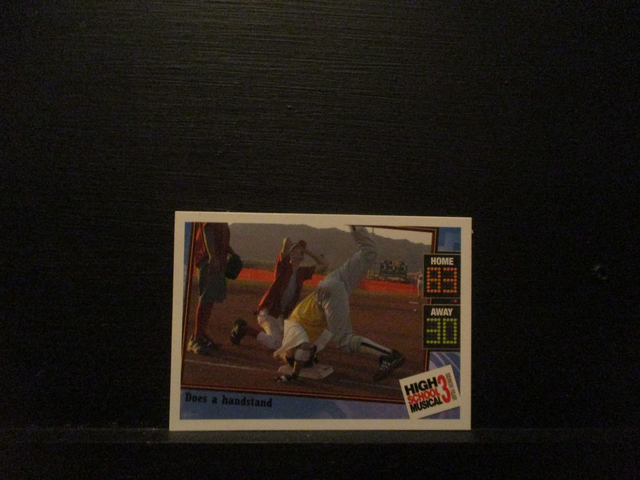 Does A Handstand - Action Card High School Musical 3 Senior Year Original Trading Card