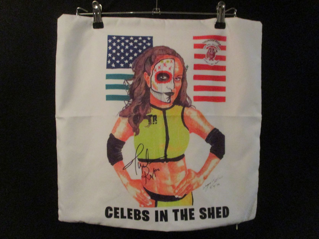 Thunder Rosa La Mera Mera Wrestler Picture Silk Cushion Cover Only (45x45cm / 17.7x17.7in) #2