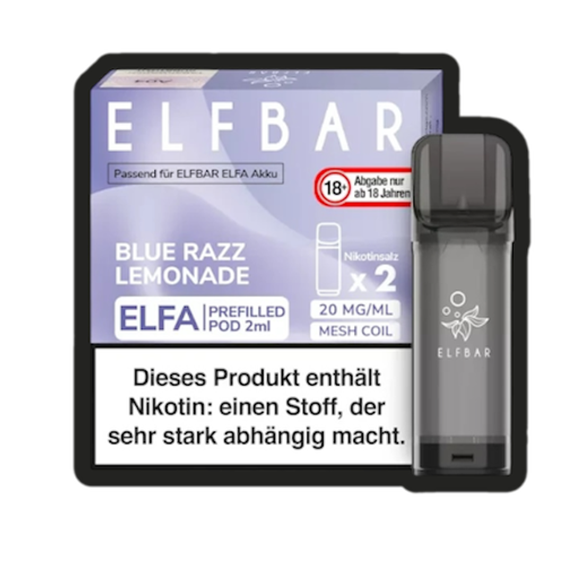 ELFBAR ELFA Pod Blue Razz Lemonade 2er Pack