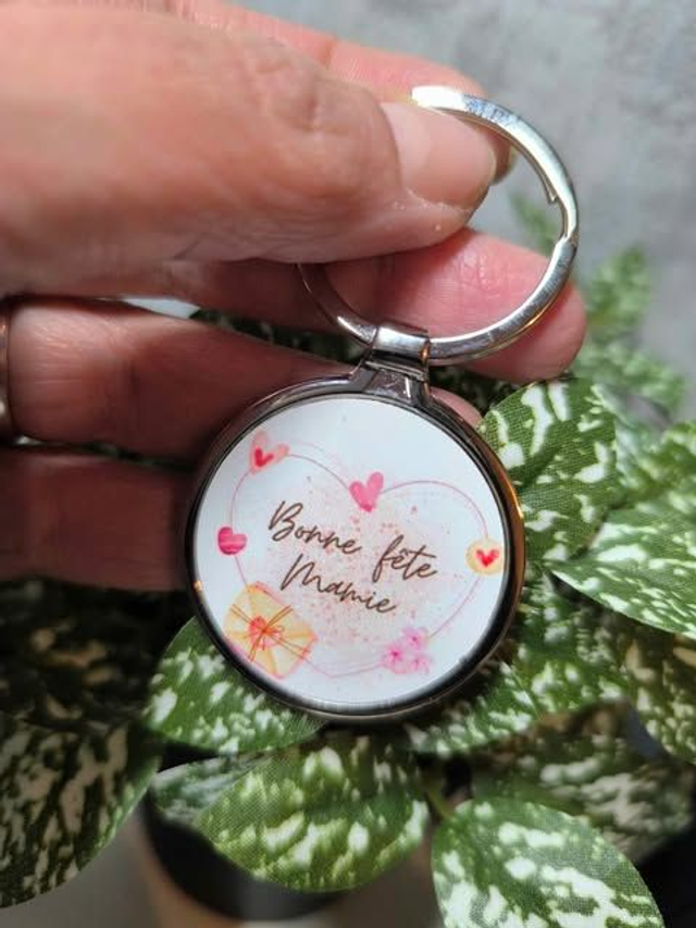 Porte-Clé &quot;Bonne fête Mamie&quot;