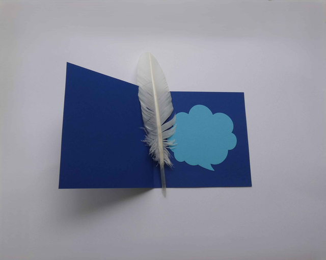 Bonne année en bleu foncé