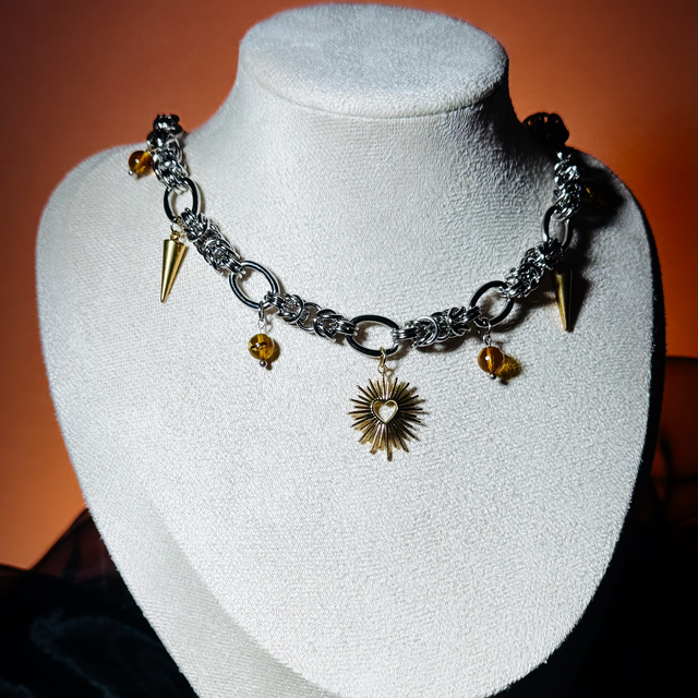 Collier EX-VOTO ambre