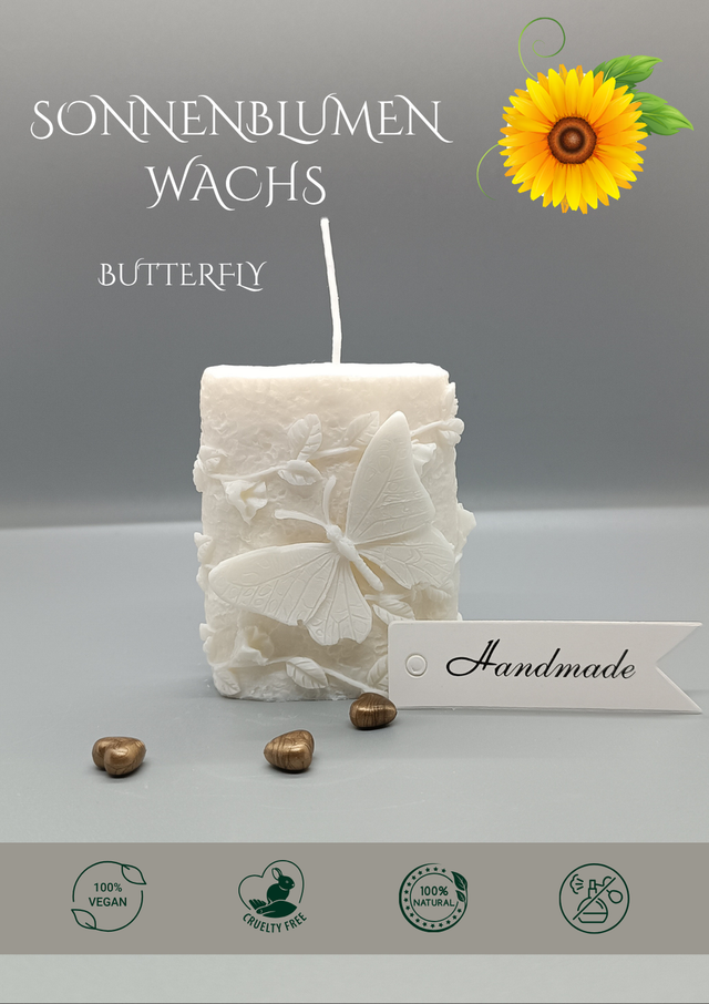 Butterfly Kerze