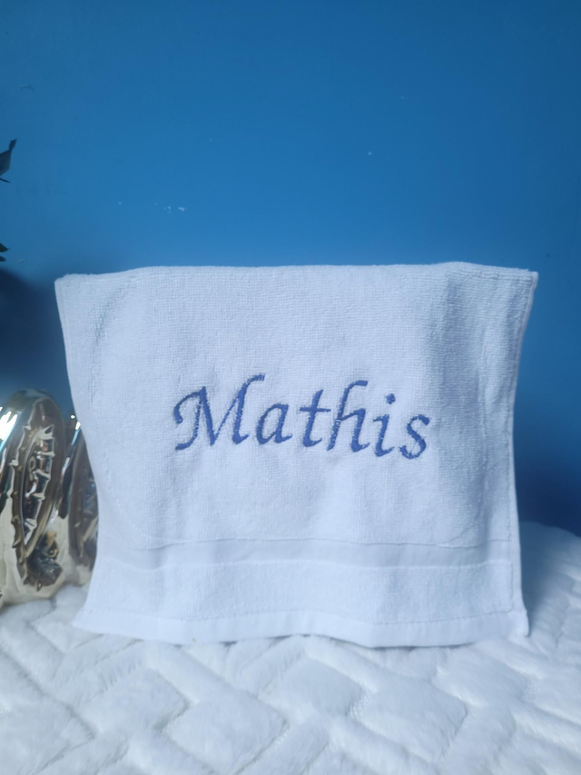 Serviette brodée Mathis