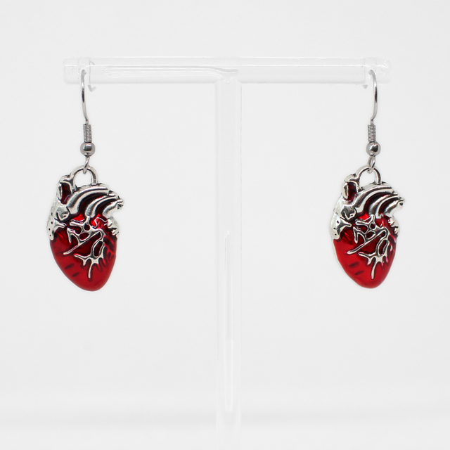 Red Heart Earrings