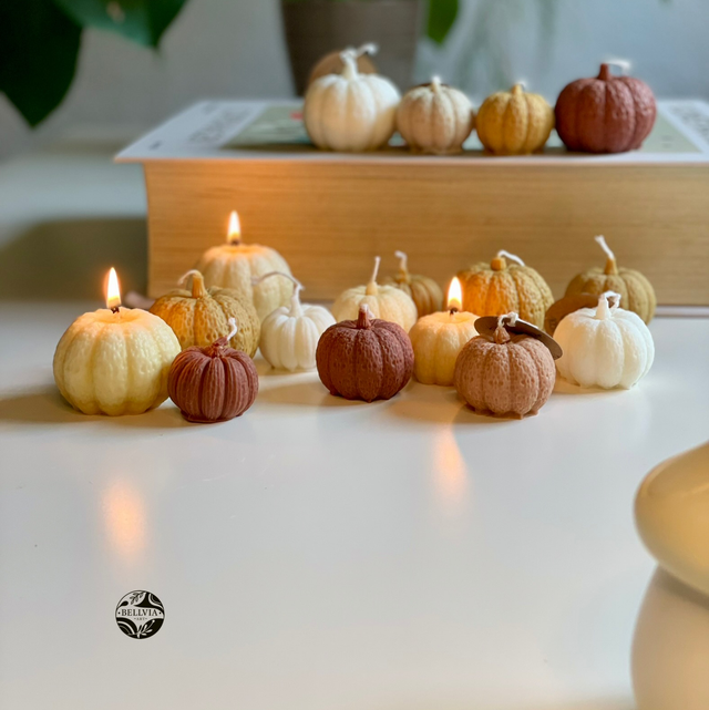 Kürbis Kerzen 