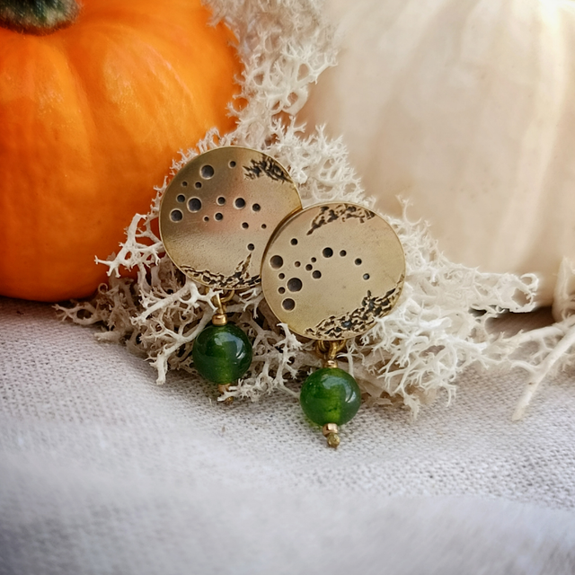 GRIGRIS - Boucles d'oreilles "Séléné"