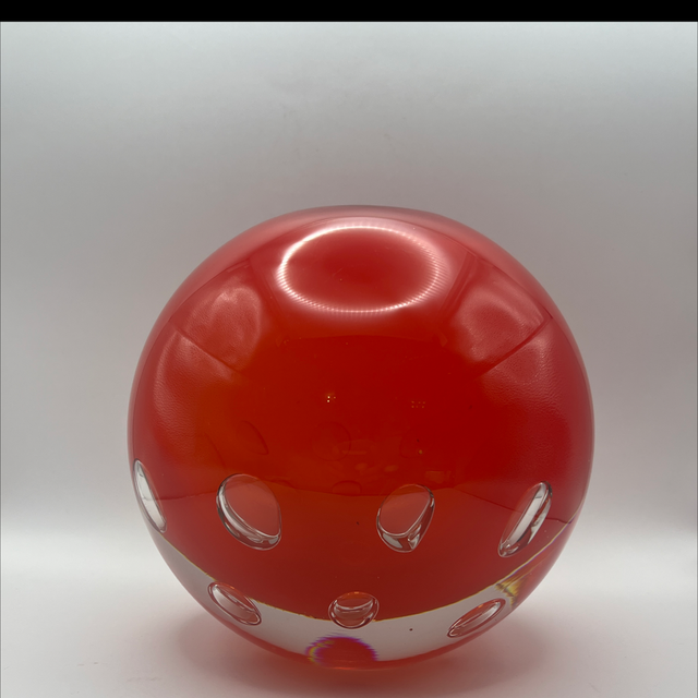 Jaroslav Svoboda – Orange Orb Vase