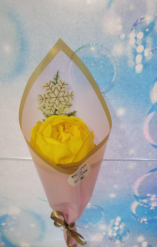 Pivoine de savon violette 