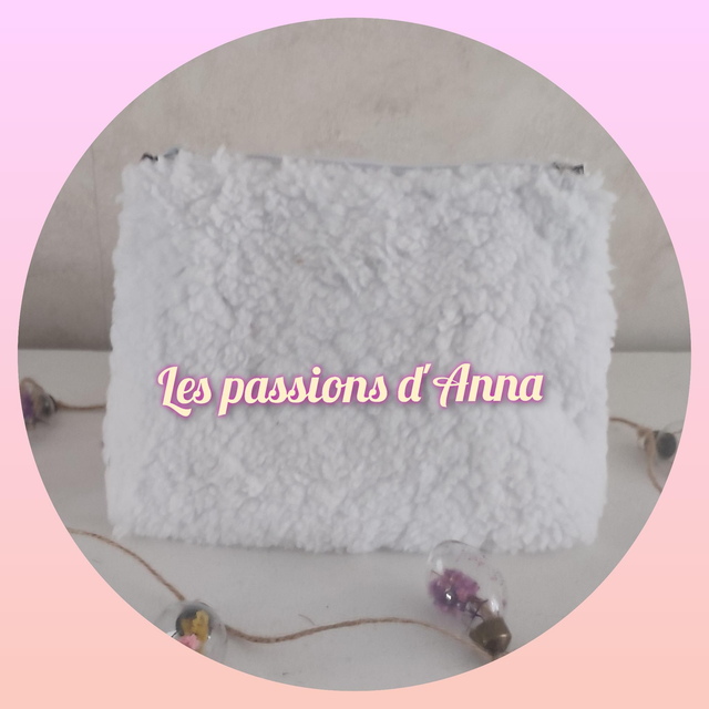 Pochette tissu ourson