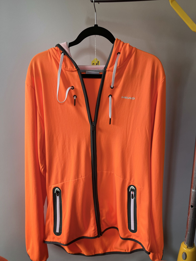 HEAD - Amir Zip Up Hoodie - Orange - XL