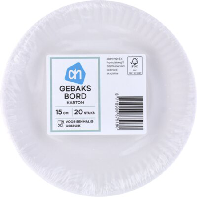 Gebaksbord 15 cm