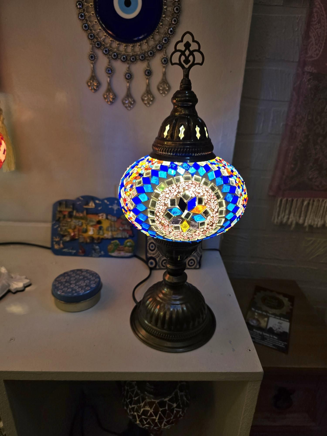 Large Mosaic Table Lamp