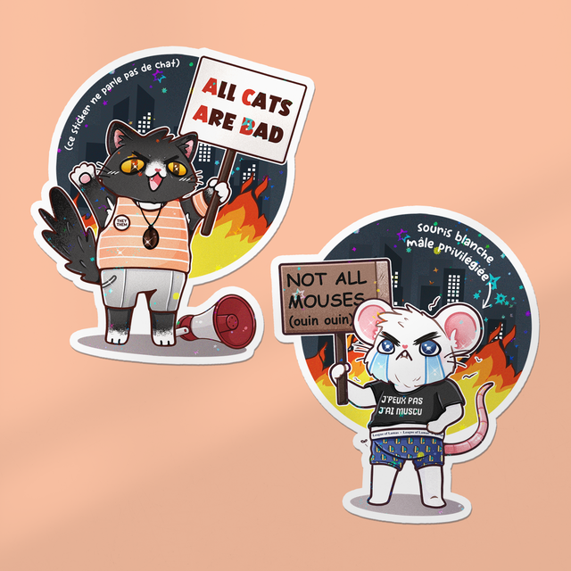 Stickers lamination holographique MANIFESTAFION