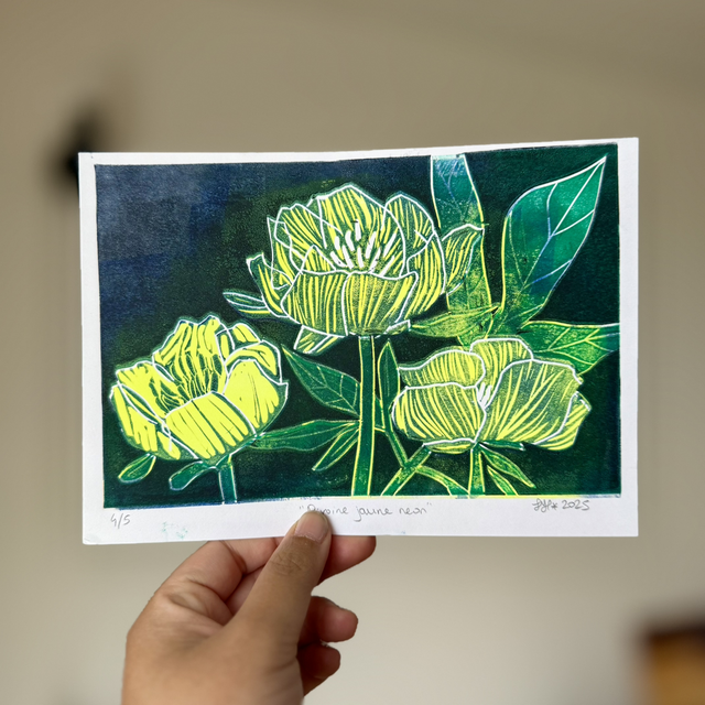 Pivoines néon 