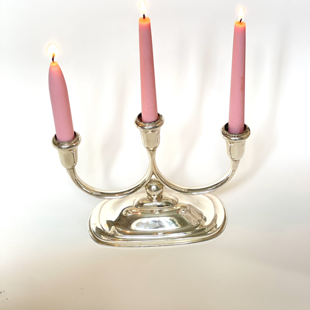 Silber Kerzenhalter 3-flammig