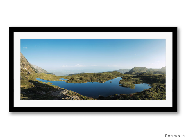 Lac Fourchu - Panorama au petit matin, France
