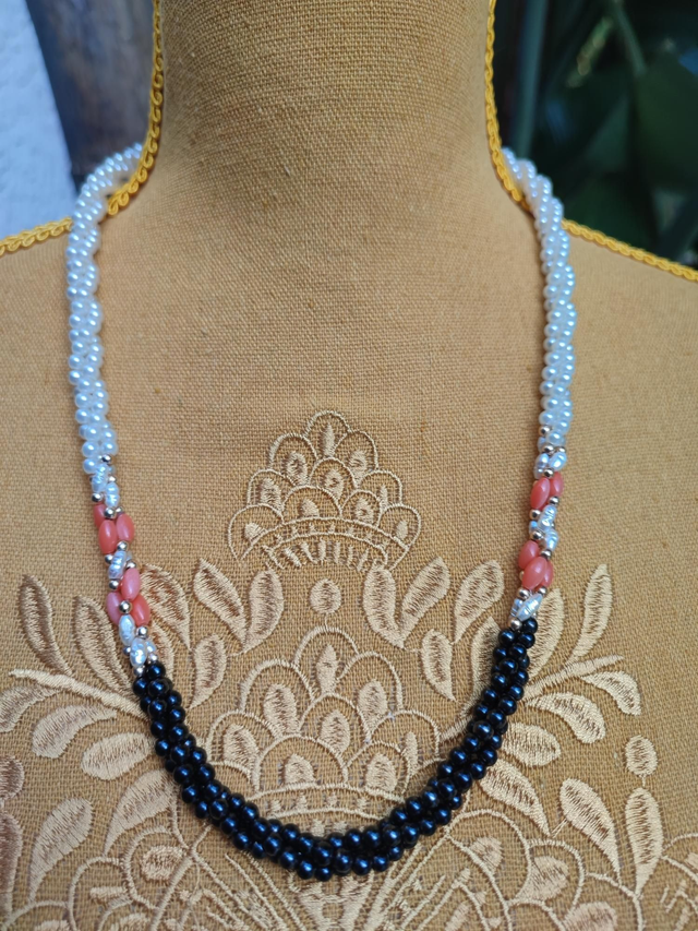 Collier vintage en perles