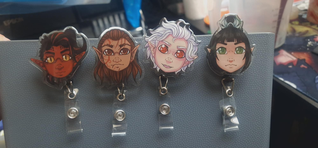 Baldurs Gate 3 Zip Keyholders 