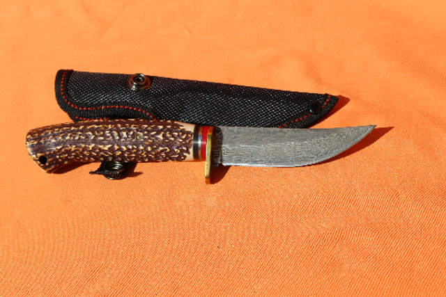 Taschenmesser, Damast, Messer