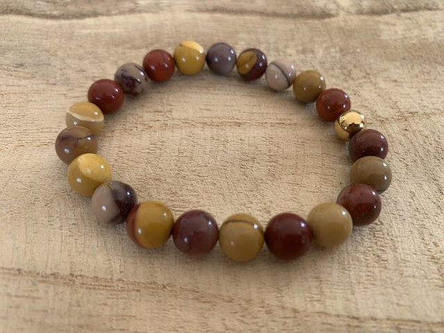 Bracelet Mookaite - Perles de 8mm