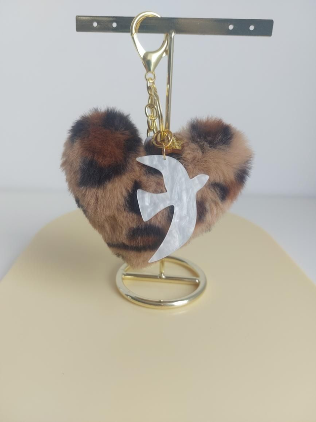 Gris-gris coeur moumoute 