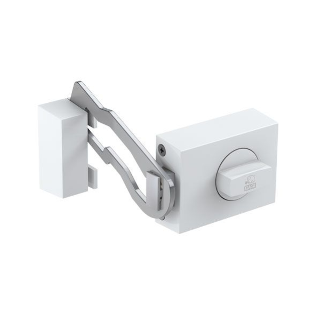 KS 500 - Türzusatzschloss (käntig) mit Sperrbügel