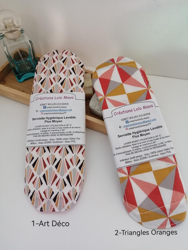 Serviette hygien M lavable (flux moyen)