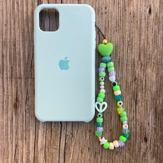 Grigri de téléphone Bonbon d’Amour 💚 full Green - Taille S