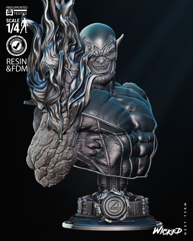 Buste SUPER SKRULL série Marvel comics 