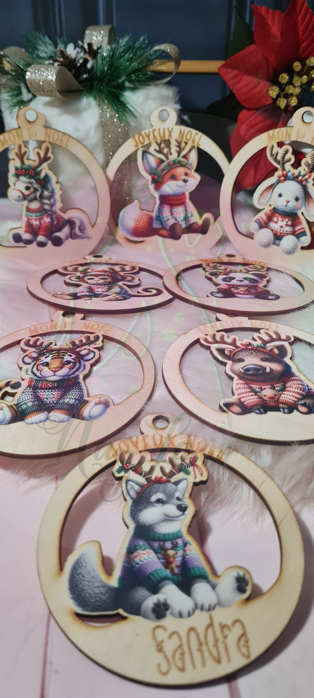 Boule animaux tricotin personnalisable - diffèrent model