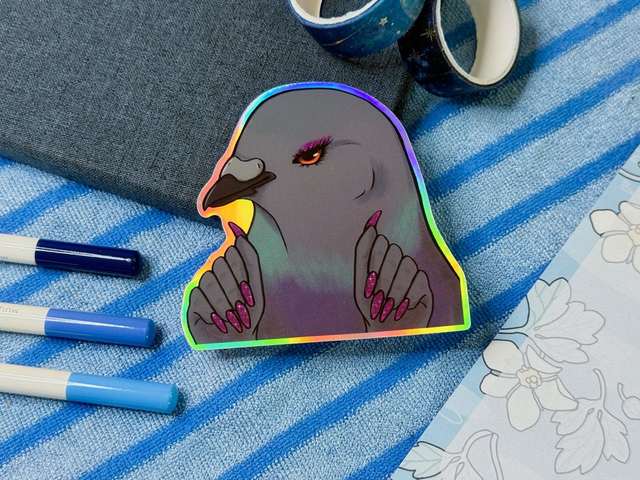 Pigeon Sticker - Period