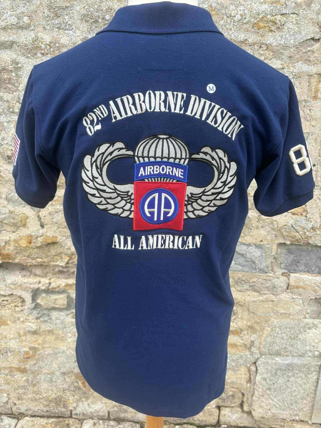 Polo 82nd Airborne Bleu (Collection 2025-2026)