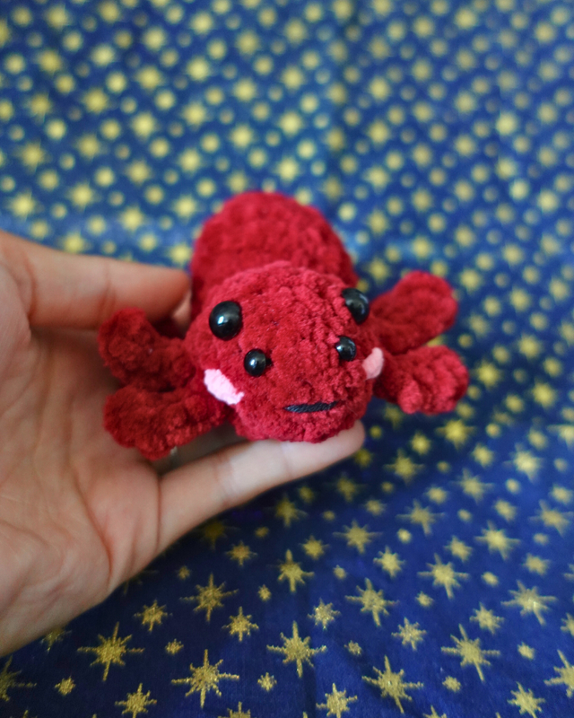 Créature ou charm araignée bordeaux | Spooky collection : éditions limitées