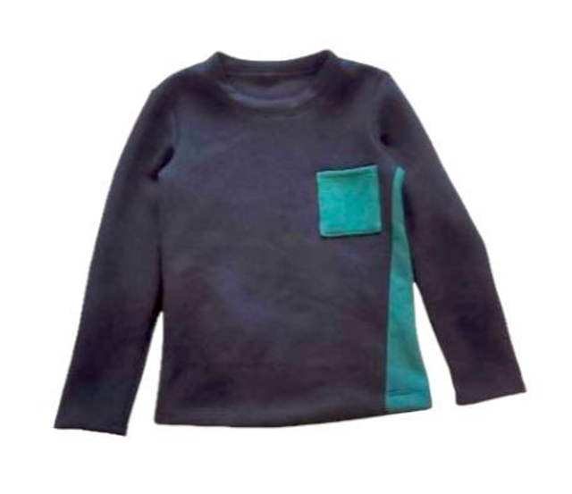 Sweat avec empiècement triangle