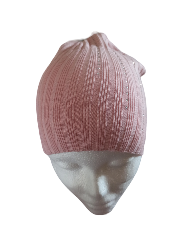 Bonnet rose strass T48 (Jamiks)