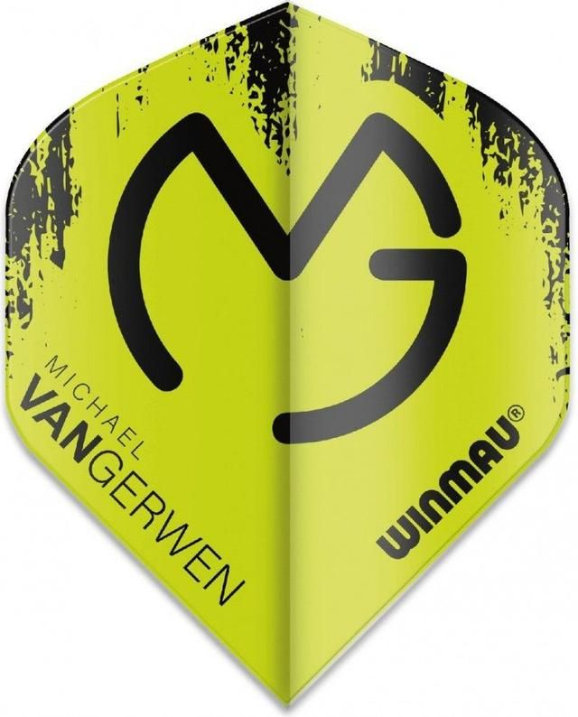 Winmau Michael Van Gerwen Player Mega Standard MvG Black &amp; Green
