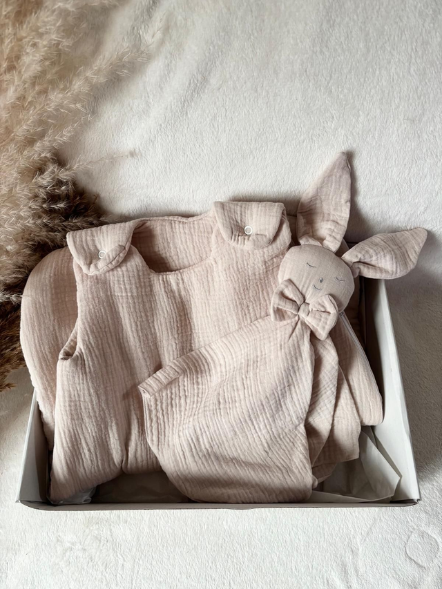 Coffret Naissance - Gigoteuse + Doudou Lapin 