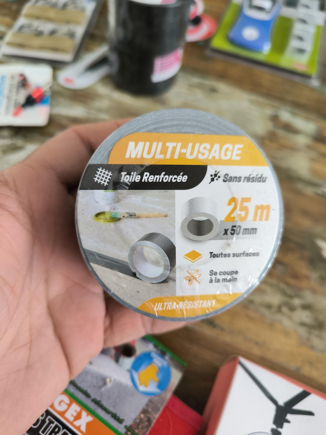 RUBAN RENFORCÉE ULTRA RÉSISTANTE MULTI USAGES 